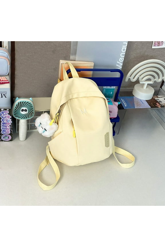 Clearance Sales karymi 1st Day of School Sign Summer Ins Preppy Style Color Backpack for Women All-matching Small Schoolbag Travel Mini Backpack