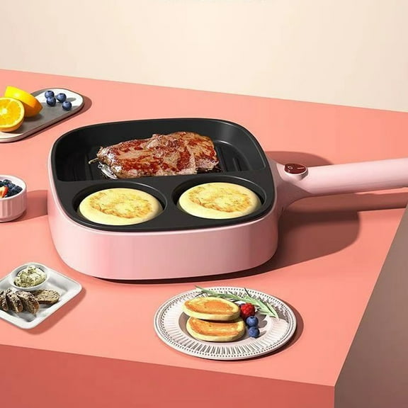 Clearance Sales karymi 3 in 1 Omelette Pan Household 110V Frying Pan Burgers Kitchen Dining Bar Small Kitchen Appliances Makers Makers 1 Breakfast Frying Pan Weekly Deal up to 90% off