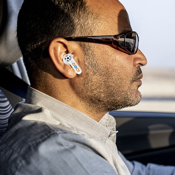 True Wireless Earbuds, 10mm Drivers with Big Bass, Bluetooth 5.3, 30H Long Playtime, Water-Resistant, 2 Mics for AI Clear Calls, 22 Preset EQs, Customization via App