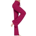 thumbnail image 1 of Clearance Savings Pants for Women Trendy Plus Size Trousers Solid Color Slacks High Waist Pants Drawstring Trousers Oversized Stretch Slacks Elasticated Pants Slim Fit Exercise Trousers, 1 of 6