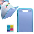 thumbnail image 1 of Clearance School Supplies under $5,A Portable Bag With 13 Compartments Made Of Thickened Translucent PP Material For Storing Student Test Papers And Data Files., 1 of 9