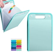 Clearance School Supplies under $5,A Portable Bag With 13 Compartments Made Of Thickened Translucent PP Material For Storing Student Test Papers And Data Files.