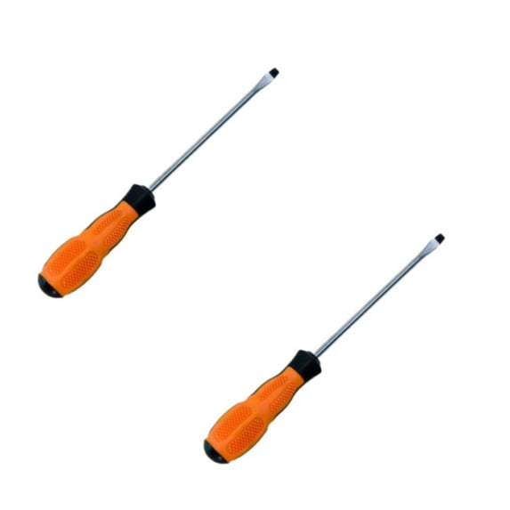 Clearance Screw tightening under $6,Screwdriver Set Inch Flat Slotted Flat Head Precision Household Screwdriver Super Hard Industrial Grade Super Hard Mini Screwdriver 2PC