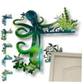 thumbnail image 1 of Clearance! Sea Turtle Door Frame Decoration Coastal Metal Turtle Door Frame Wall Art Decor 3D Turtle Door Sitter Double Silhouette Window Door Frame Decoration Shelf Table Corner Ornament C, 1 of 4