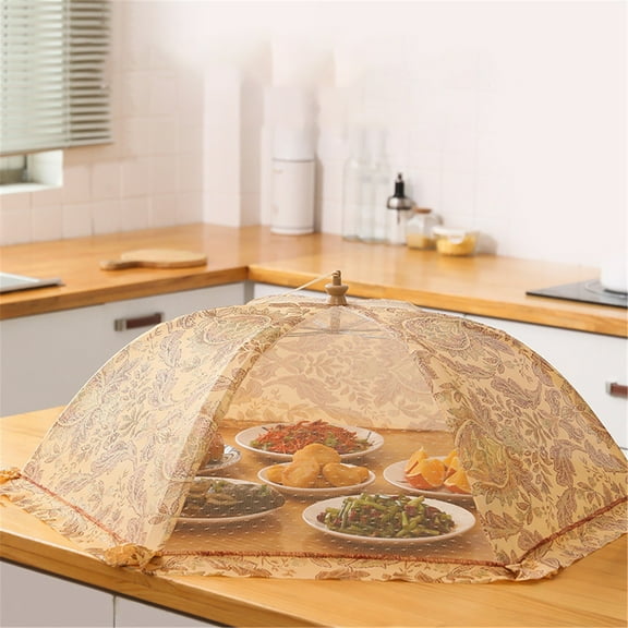 Clearance Sealing Equipment under $5 Premium Up Mesh Screen Food Cover Tent Umbrella Reusable And Outdoor Picnic Food Covers Mesh Food Domes