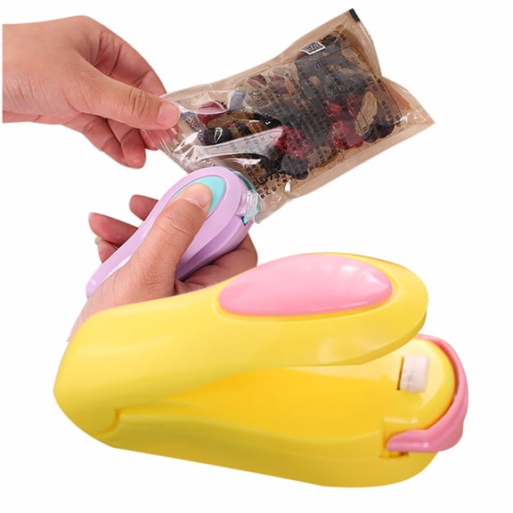 Clearance Sealing Equipment under $5,Sealing Machine Hand Pressure Mini Portable Plastic Bag Sealing Machine