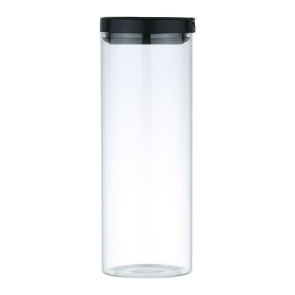 Clearance Sealing Jar Coffee Powder Coffee Beans Glass Jar Storage Jar Snack Sugar Dried Fruit Jar Dry Goods Glass Storage Jar for Home & Kitchen Black6