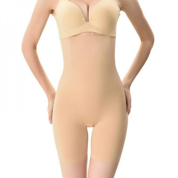 Clearance!Seamless Control Panties Women High Waist Slimming Plus Size Tummy Underwear Body Shaper Skin Color 3XL