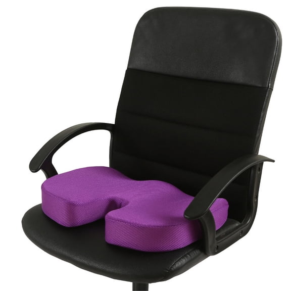 Seat Cushion - Memory Foam Cushion for Office Chair, Car Seat, Airplane, Bleacher - Sciatica & Hip & Coccyx Pain Relief Desk Chair Cushion for Long Sitting Office Workers, Car Drivers