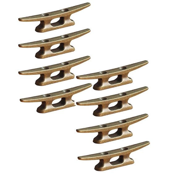 Clearance Securing clip under $9,Boat Dock Cleat 4 Inch For Mooring Boat Bronze Suitable For 4Pcs 2PC