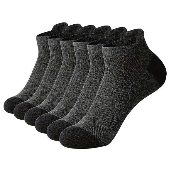 Seductiva Ankle Athletic Running Socks Large Size Foreign Trade Rubber Band Cotton Socks Basketball Sports Socks Spring Summer Autumn and Winter Men's Short Socks 1PC