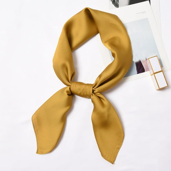 Seductiva Head Scarf for Women Small Scarf Retro Small Silk Scarf Scarf Decoration Simpled Wind Small Scarf Seadscarf Women 70*70CM Polyester Scarf 1PC