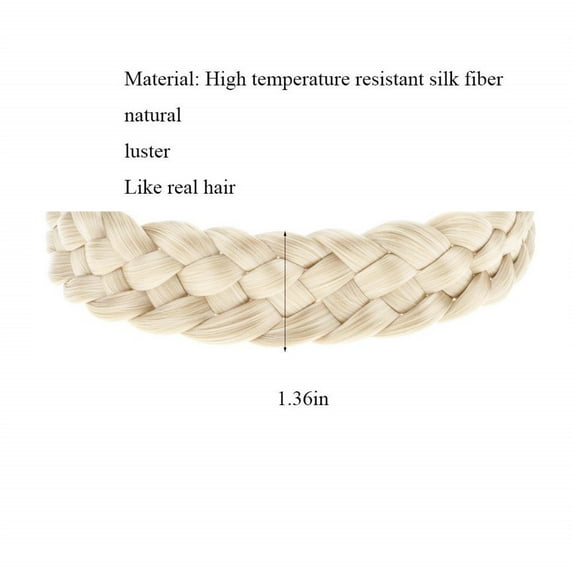 Seductiva Headbands for Women Fashion Synthetic Wig Hair Band Elastic Headband Princess Hair Lady Headscarf 1PC