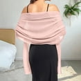 thumbnail image 1 of Clearance! Seductiva Mulberry Silk Scarfs Women Evening Gown Shawl Women's Chiffon Shawl Wedding Shawl Formal Gown Shawl Bride Bridesmaid Shawl Soft Scarf Women Shawl 1PC, 1 of 5