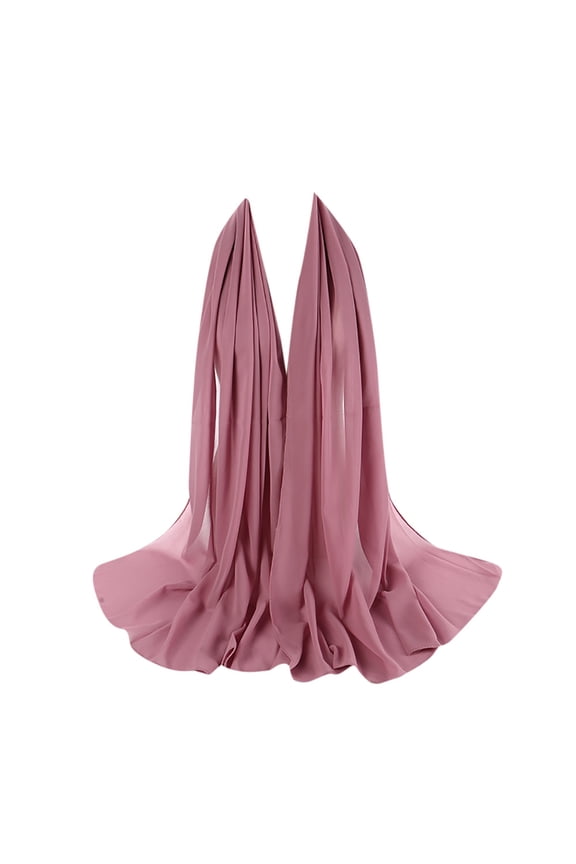 Seductiva Mulberry Silk Scarfs Women Women Plain Bubble Chiffon Scarf Hijab Wrap Printe Shawls Headband Hijabs Polyester Scarf 1PC