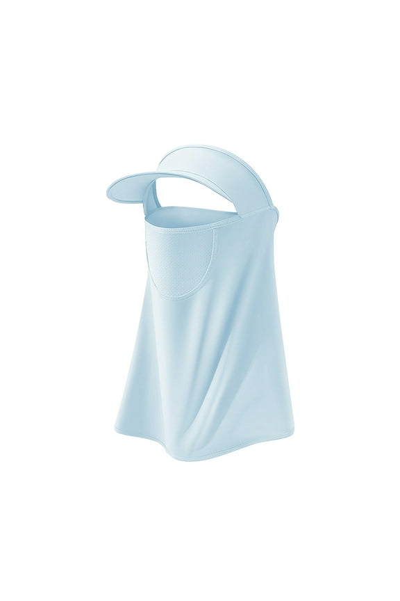 Clearance! Seductiva Summer Breathable Cooling Face Women Sun Hat Head Scarf Neck Scarf Sunscreen Wipes 1PC