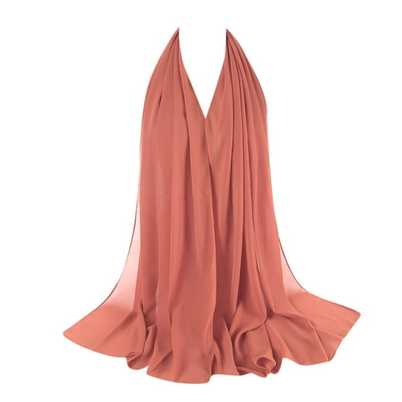Seductiva Women's Neckerchief Women Plain Bubble Chiffon Scarf Hijab Wrap Printe Shawls Headband Hijabs Polyester Scarf 1PC