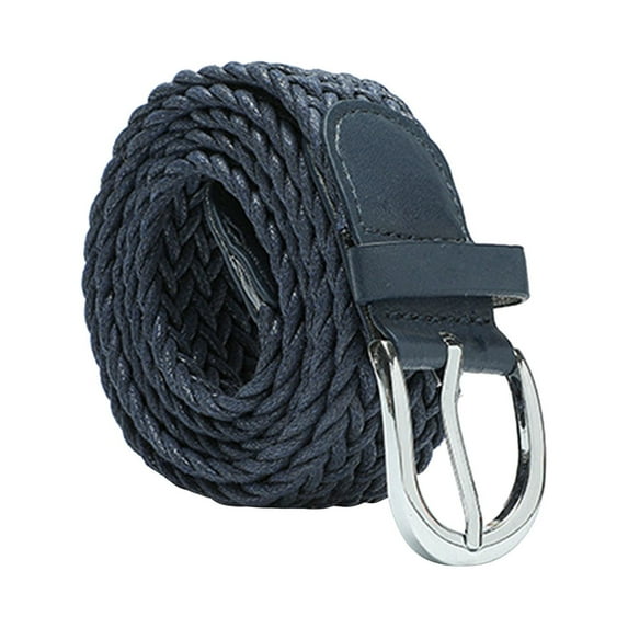 Seductiva Womens Belt Ladies Fashion Wax Rope Ladies Belt Retro Decorative Jeans Belt Dress Pin Buckle Belt Women Polyester Belt 1PC