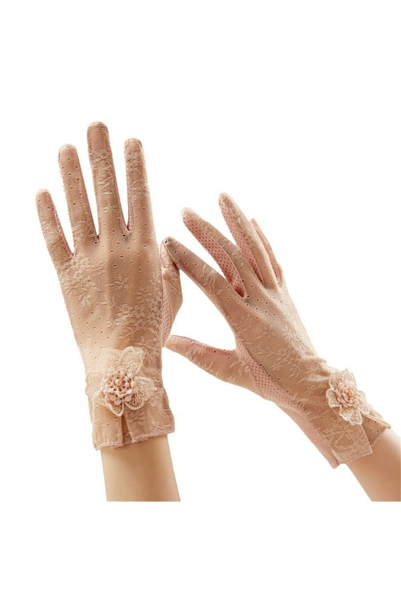 Seductiva Womens Gloves Women's Gloves Lace Summer Thin Ice Gloves Warm Hand Socks 1PC