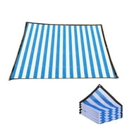 Hvmvliv Shade Cloth Sun Shade Outdoor Sunshade Swimming Pool Sun Awning Sunshine Protection Rectangle Shade Sunshine Block For Outdoor Sunshade for Patio Backyard Garden Blue-118x118in