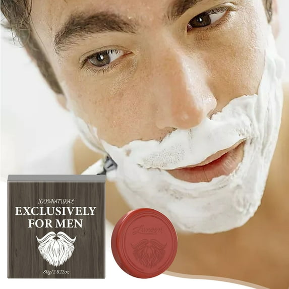 Clearance!Shaving Soap for Men - Shave Soap for Use with Shaving Brush and Bowl for Smoothest Wet Shave, Shaving Soap Puck - 4 Pack Variety, Each Pack 2.82oz