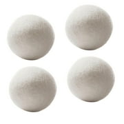 Clearanceï¼Sheep 4-Pack Wool Dryer Balls Reusable Natural Fabric Softener 6CM NIKE PIGGY IPHONE