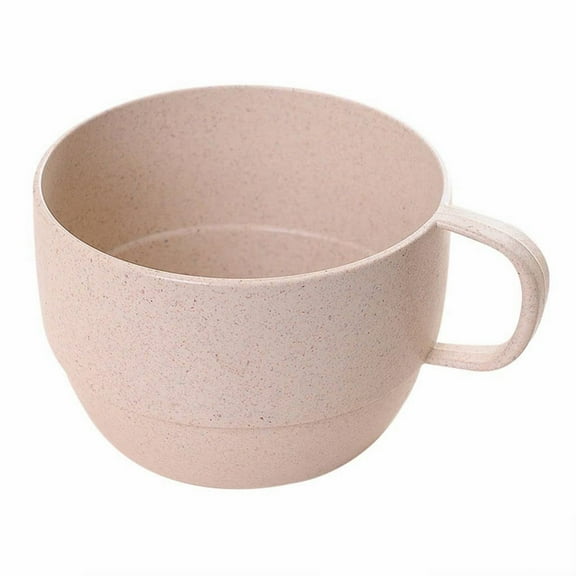 Clearance! Shiogb, Common Attributes Plus Color Cup (Beige Blue Green) Beige, Wheat Biodegradable Plastic Cup Mug for Water Coffee Milk Juice Tea Drinking Cup Wheat Plastic Tea Cup for Milk
