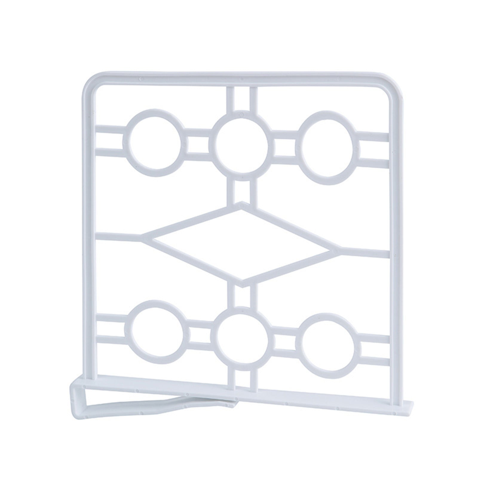 Clearance! Shiogb Multipurpose Wardrobe Storage Divider White, Plastic