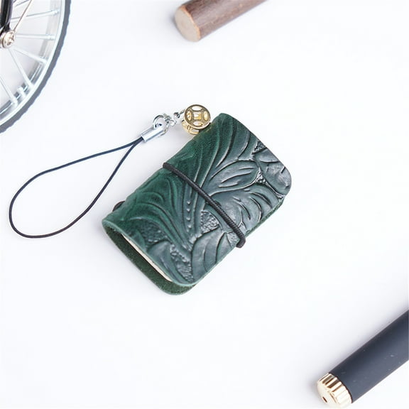 Clearance! Shishian Note Pads Super Mini Pocket Notebook Creative Cowhide Handmade Jewelry Notepad Multi Purpose Mini Leather Ledger Office Supplies