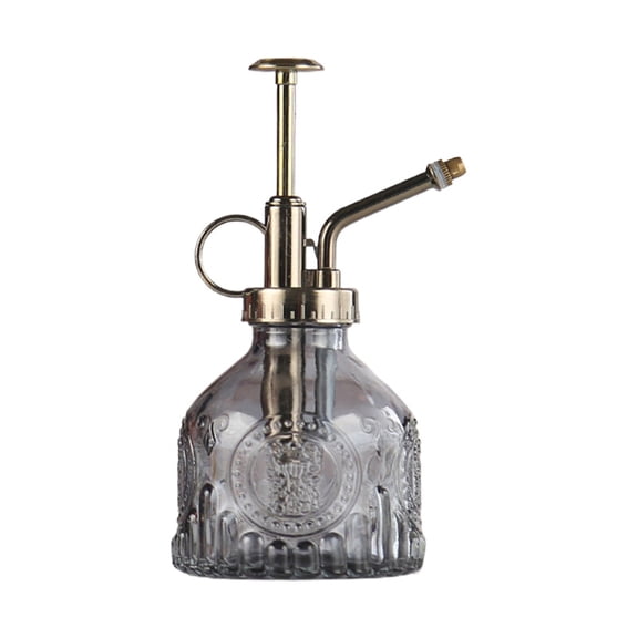 Clearance! Shishian Plant Watering Devices Glass Vintage Plant Spritzer Spray Bottle Succulent Watering Bottle With Top Pump Small Plant Sprayer Watering Can For Indoor Outdoor House Plant Green Brown