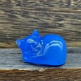 thumbnail image 1 of Clearance! Shishian Table Decor Natural Quartz Crystal Sleeping Cat Decoration Crystal Cat Sleeping Statue 2 Inch Opal Cat Crystal Statue Statue For Home Meditation Room Decor Clearance Sale, 1 of 9