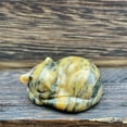 thumbnail image 1 of Clearance! Shishian Table Decor Natural Quartz Crystal Sleeping Cat Decoration Crystal Cat Sleeping Statue 2 Inch Opal Cat Crystal Statue Statue For Home Meditation Room Decor Clearance Sale, 1 of 9