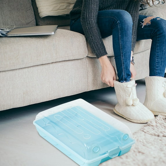 Shoe Box Storage Box Transparent-proof Shoe Box Thickened Shoe Box Shoe Shelf Shoe Cabinet Storage