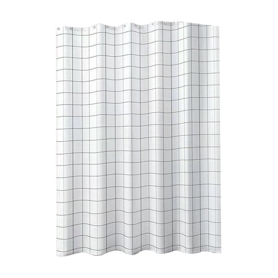 Hvmvliv Shower Curtain (47x70in) Modern Bathroom Shower Curtain Water-Proof Printed Bath Curtain Toilet Partition Curtain Non-Punching Bathroom Necessities Multicolor