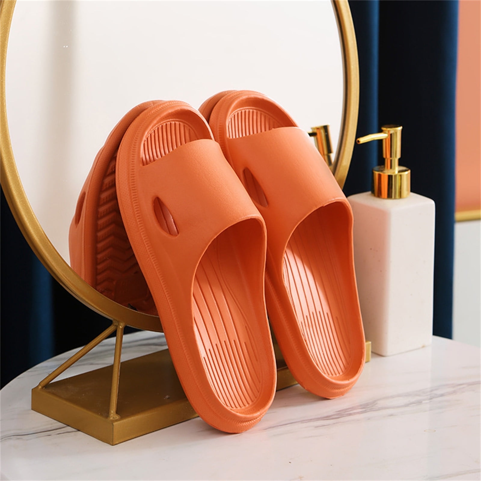 Clearance!Shpwfbe Shoes For Women Cloud Slides Shower Slippers Bathroom Extremely Comfy ...