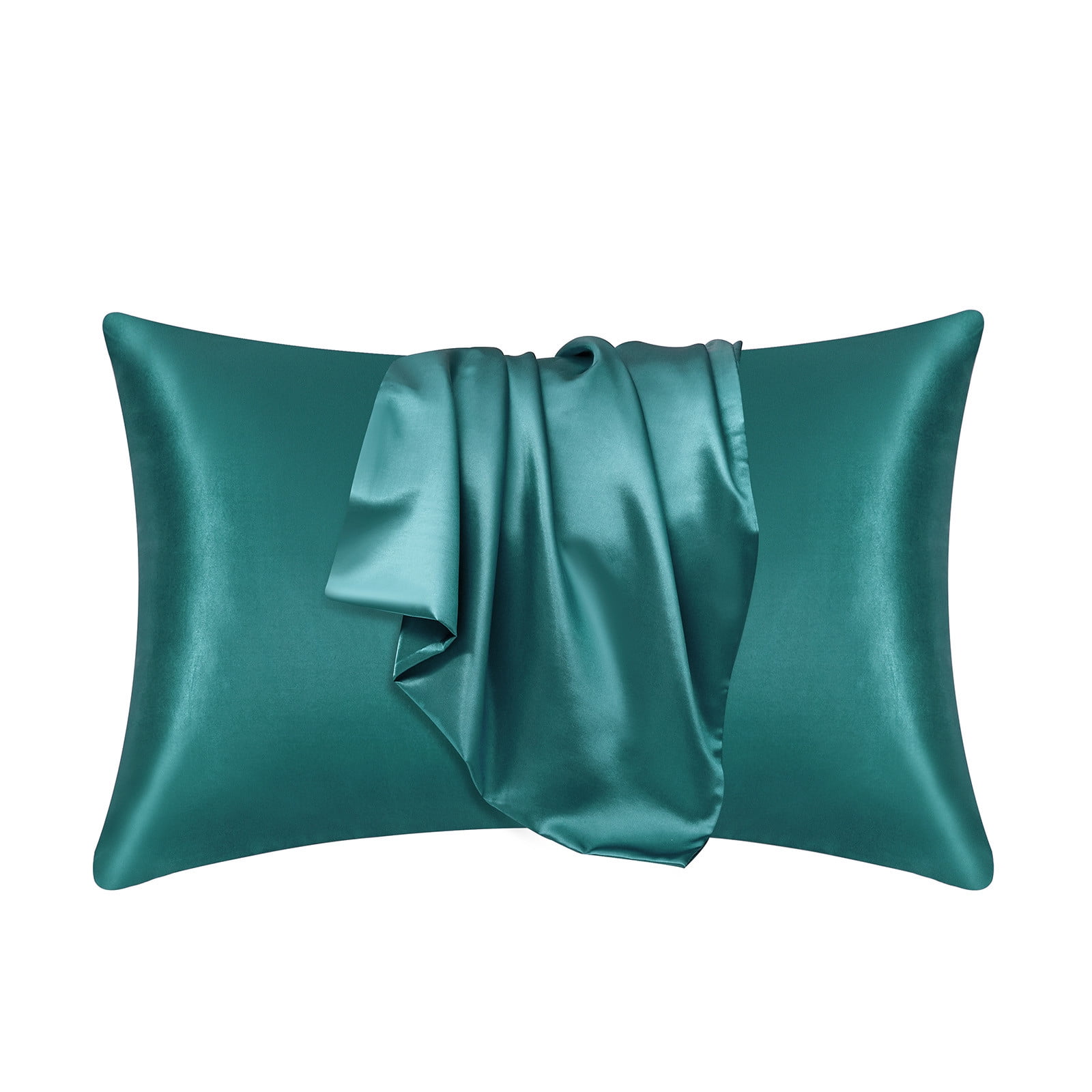 Hvmvliv Silk Pillowcase Satin Pillowcase Pillowcases Standard Size Set of 2 Luxury and Soft Satin Pillowcovers 2 Pack (20x30 Inches) Blue