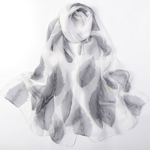 Clearance Silk Scarves Scarfs for Women Lightweight Print Floral Pattern Scarf Shawl Fashion Scarves Sunscreen Shawls and Wraps for Spring