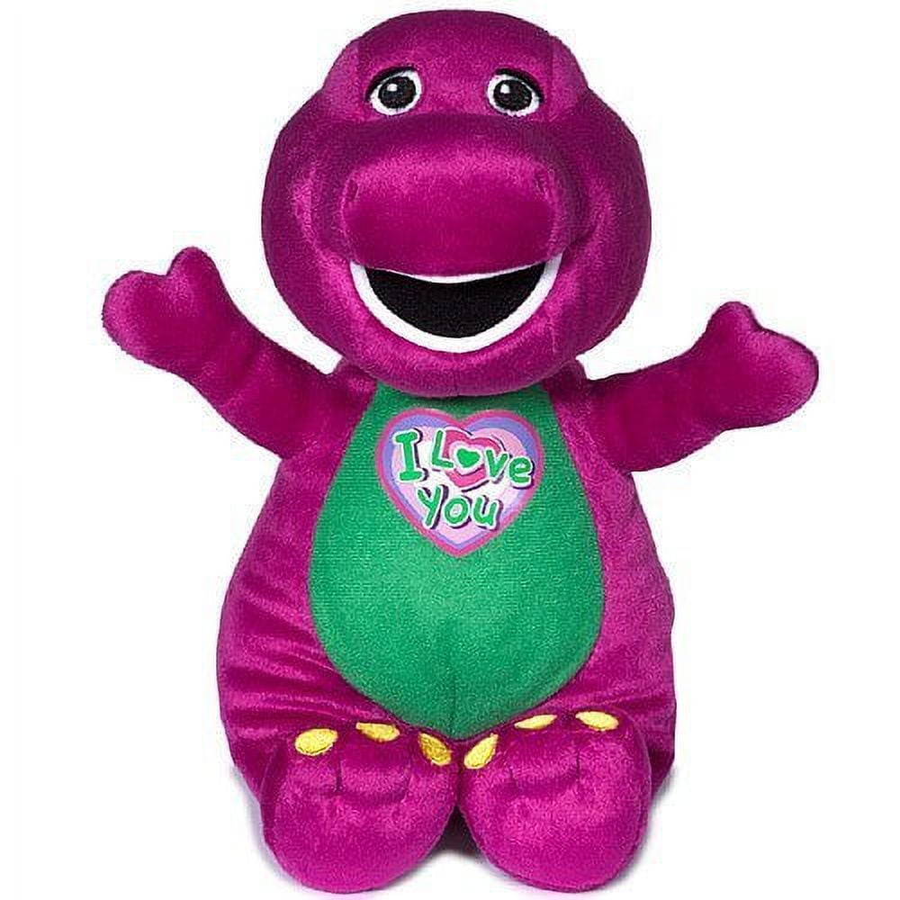 Talking barney stuffed animal sale