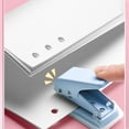 thumbnail image 1 of Clearance Single Hole Punch 6mm 1/4 Inch Circle Holes 10 Sheet Punch Capacity Tiny Portable Hole Puncher For Paper Chipboard Index Cards Card Stock And Art Project, 1 of 6