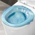 thumbnail image 1 of Clearance Sitz Bath Universal Toilet Seat with Large Capacity Overflow for Hemorrhoids & Postpartum Care, 1 of 4