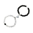thumbnail image 1 of Clearance Skpblutn Bracelets for Women Couples Magnetic Distance Couple His Her Lover Jewelry Bracelet Gifts Valentine's Day Gift for Girlfriend Boyfriend Wife Husband, 1 of 1