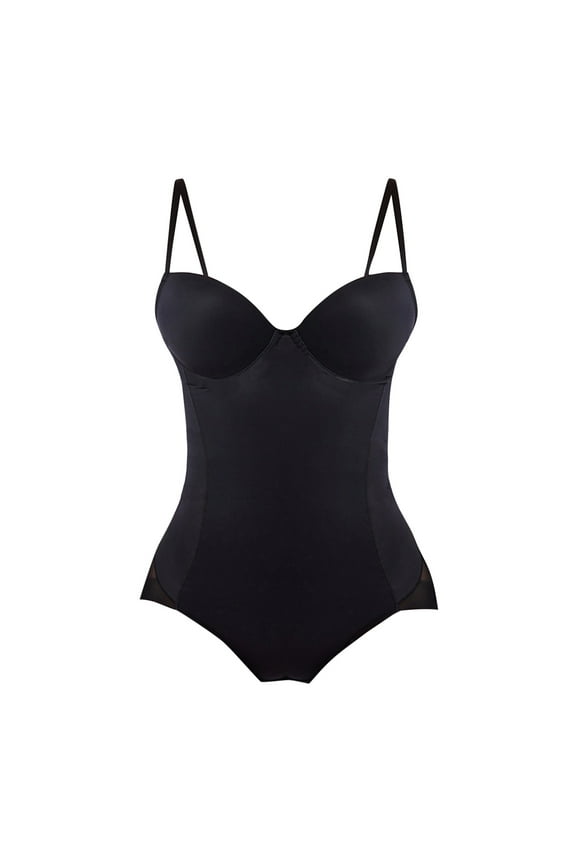 Shapewear For Women Tummy Control Bodysuit Backless Bra Backless Backless Bra Backless Strapless Comfortable Body Shaper Black