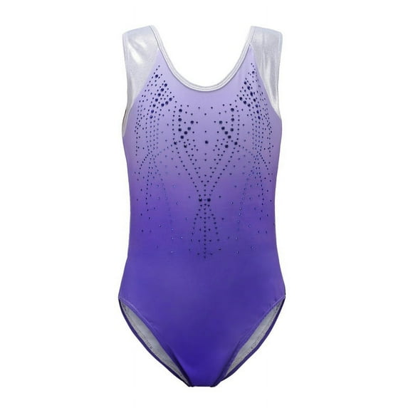 Clearance Sleeveless Diamond Bright Pattern Body Suit Ballet Gymnastics Gradient Color Practice Dance Practice Clothes