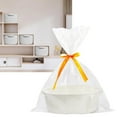 thumbnail image 1 of Small Basket With Gift Bag and Ribbons 12"X 8" X 5" Cute Small Woven Basket Rope Shelf Toys Storage Basket With Handle Decorative Empty Gift Basket, 1 of 5