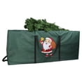 thumbnail image 1 of Small Christmas Tree Storage Bag 4Ft/5Ft Heavy Duty Reusable 600D Oxford Fabric Waterproof Dustproof Xmas Tree Bag/Container/Holder for Short Artificial Christmas Tree(48" X 15" X 20") Red, 1 of 5