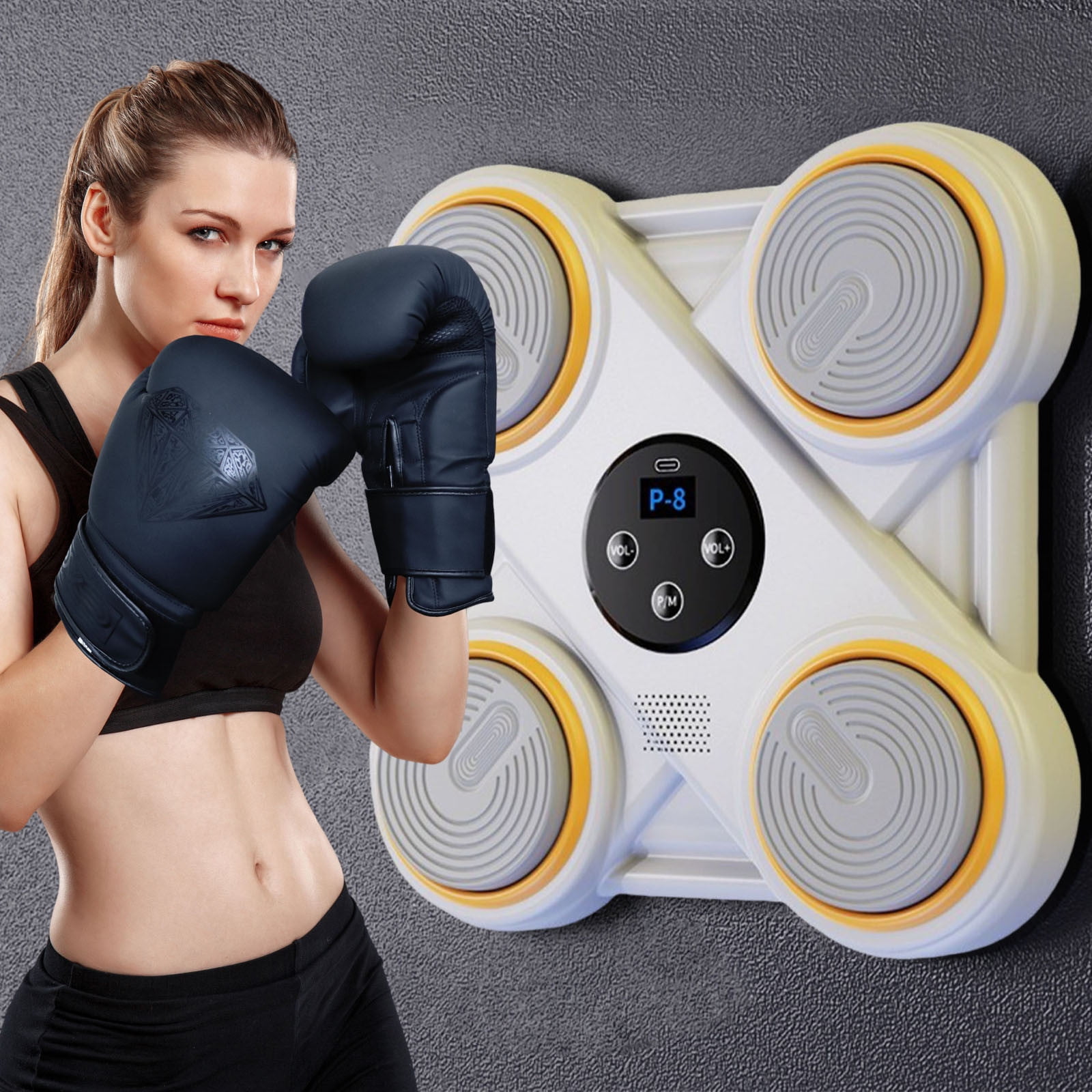 Boxing Gloves Music Boxing Machine, Adults Smart Boxing Machine