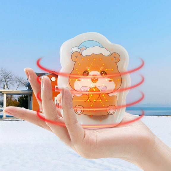Clearance!Snap Heat Packs, 9 Cm Reusable Pocket Hand Warmer, Click Instant Hand Warmers,Long-Lasting Winter Instant Hot Pad, Cute Cartoon Reusable Snap Heat Pack Cute for Kids& Adults,Outdoor Camping