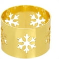 Clearance!Snowflake Napkin Rings Christmas Party Table Centerpiece Xmas