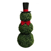 Clearance! Snowman Topiary Christmas Decoration, Artificial Boxwood Snowman Tree, Christmas Decor, 32"