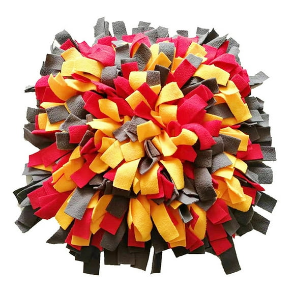 Clearance! Snuffle Mat Pet Dog Feeding Mat, Durable Interactive Dog Puzzle Toys for Smell Training, Encourages Natural Foraging Skills, Sniffing Nose Training Pad, Washable, 30x30cm